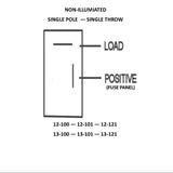 Wiring diagram for off on toggle switch.