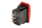On-Off-On Contura Ii Rocker Switch W/ Red Actuator