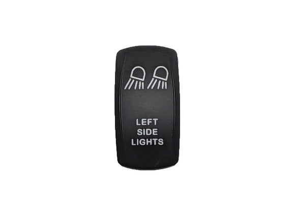 Left Side Lights - Engraved Contura V Actuator