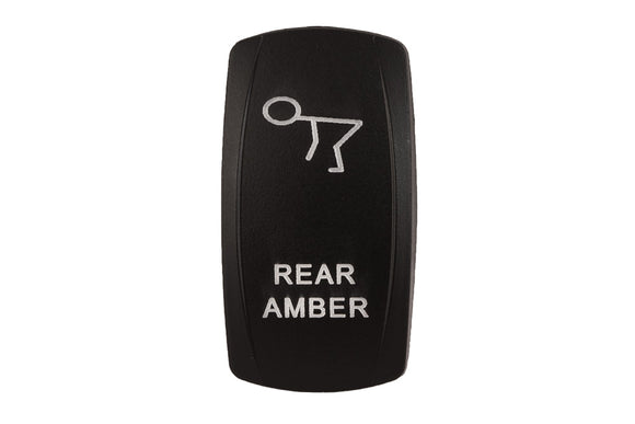 Rear Amber - Engraved Contura V Actuator