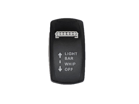 Whip / Light Bar - Engraved Contura V Actuator