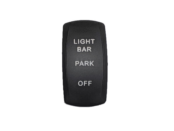Off / Park / Light Bar - Engraved Contura V Actuator