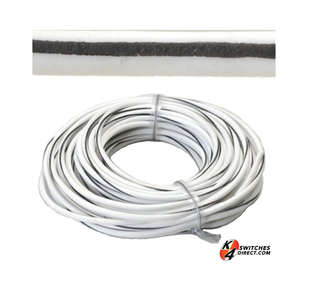 NTE Electronics WHS18-09-25 Hook Up Wire, Solid, Type 18 Gauge, 25' Length,  300V, White: Electrical Wires: : Industrial & Scientific