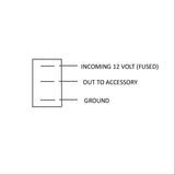 Wiring diagram for Off-On toggle switch with light