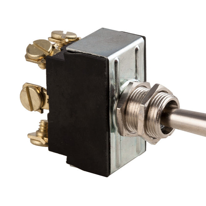On-Off-(On) Toggle Switch-Metal Lever-Double Pole- – K4SwitchesDirect.com