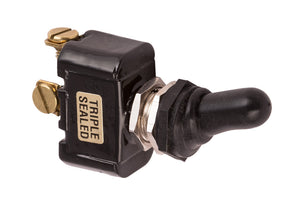 Off-(On) Triple Sealed Toggle Switch - Metal Lever