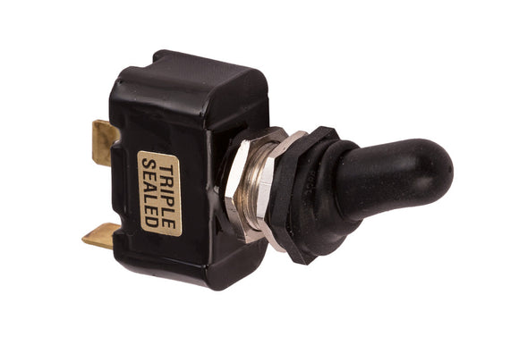 Off-(On) Triple Sealed Toggle Switch - Metal Lever