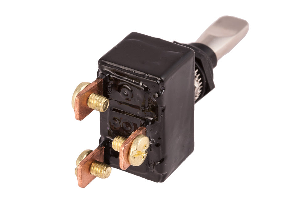 On-Off-On Triple Sealed Hd 50 Amp Toggle Switch -Metal Lever- Screw Te ...