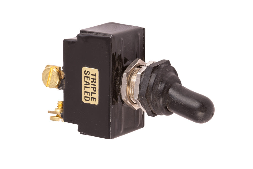 Off-On Triple Sealed Toggle Switch-Metal Lever-Double Pole ...