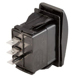 A black Contura II rocker switch with an actuator, typically used in vehicles for lighting or other functions.