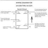 OFF-ON CONTURA SWITCH BODY WIRING DIAGRAM 