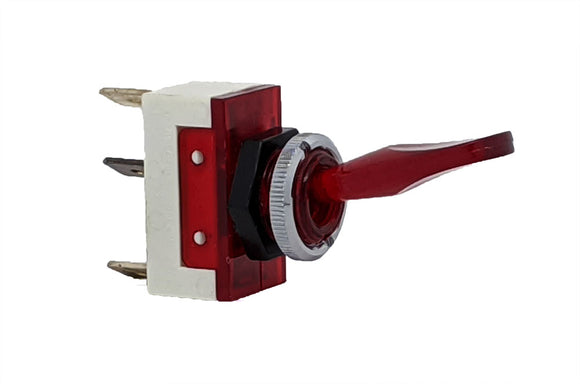 K4 Lever Switch Off-On Red