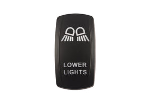 Lower Lights - Engraved Contura V Actuator