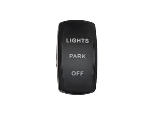 Park / Lights - Engraved Contura V Actuator