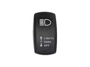 Off / Park / Lights - Engraved Contura V Actuator